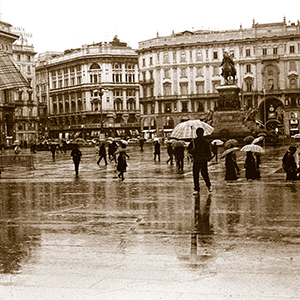 Rainy Day in Milan