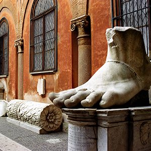 Constantine's Foot, Rome, Italy