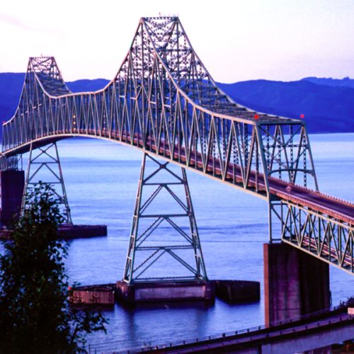 Astoria-Megler Bridge at Dusk